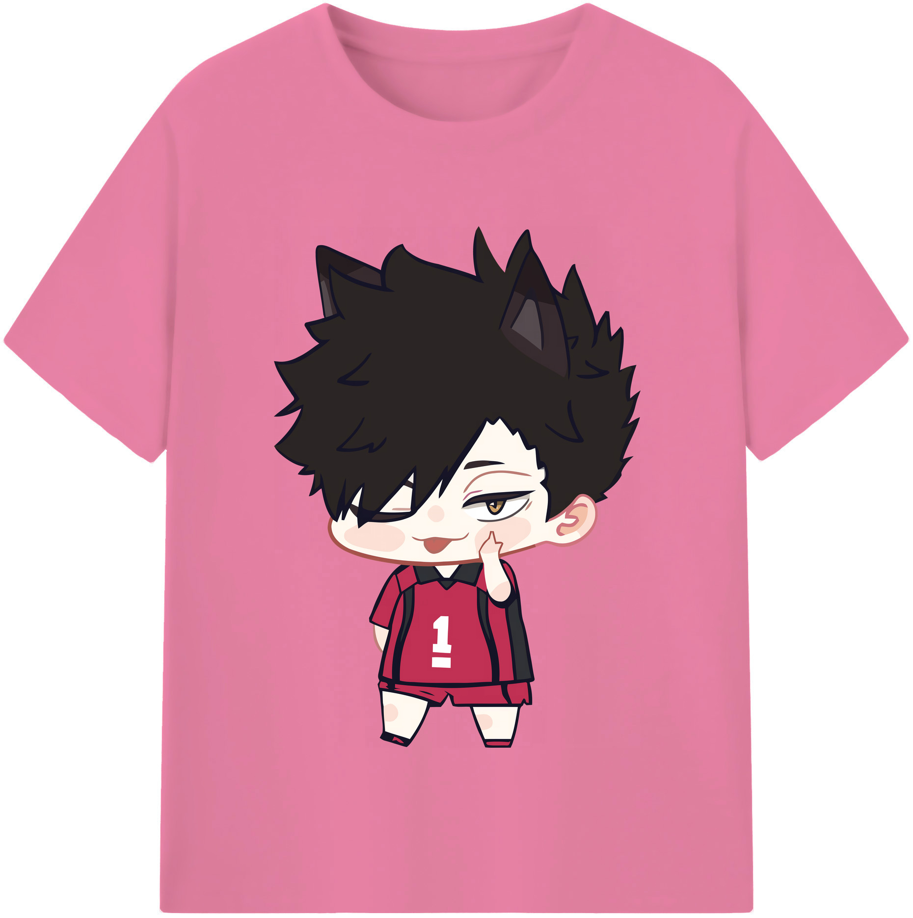 （画像用） ハイキュー!! Haikyu!! 綿100％半袖Tシャツ（フロントプリント）